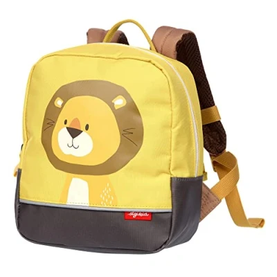 Immagine di Sigikid 25116 Zaino per bambini con leone Forest, consigliato 2 5 anni, colore: Giallo