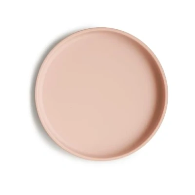 Immagine di mushie Piatto Per bambini con ventosa antiscivolo Senza BPA Lavabile in lavastoviglie Sicuri e di Alta Qualità bambini, Ragazzi Ragazze Versione Classica Blush
