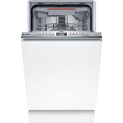 Immagine di Bosch SPV4EMX25E Serie 4, Lavastoviglie da incasso a scomparsa totale, Home Connect, EfficientDry, TimeLight: Indicatore luminoso, Programma Preferito, 45 cm