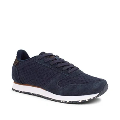 Immagine di Woden YDUN Sneakers basse, Donna, Taglia: 41, Navy Pelle e tessuto