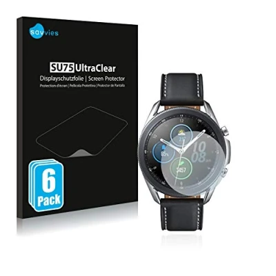 Immagine di savvies (6 Pezzi Pellicola Protettiva per Samsung Galaxy Watch 3 (41mm) Protezione Schermo Trasparente