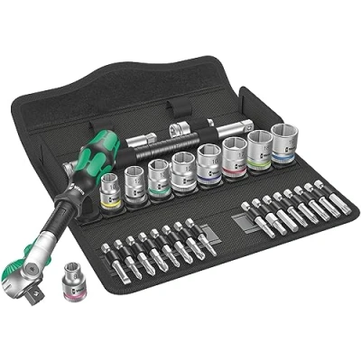 Immagine di Wera 8100 SB 6 Zyklop Speed Kit di chiavi a bussola metrico 3/8 (10 mm) 29 parti 05004046001
