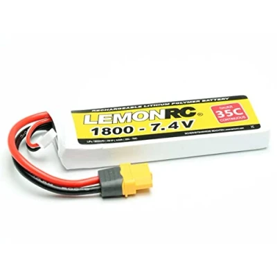 Immagine di LemonRC Batteria ricaricabile LiPo 7.4 V 1800 mAh Numero di celle: 2 35 C Softcase XT60