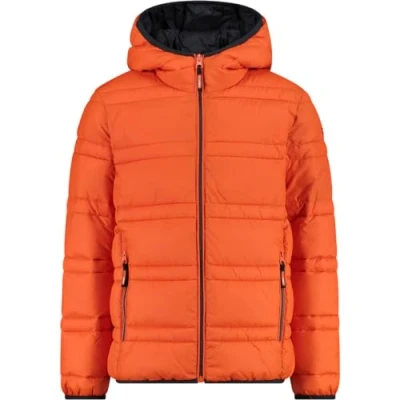 Immagine di CMP Giacca Da Bambino Con Cappuccio Fisso, Unisex Bambini e ragazzi, Arancio, 164