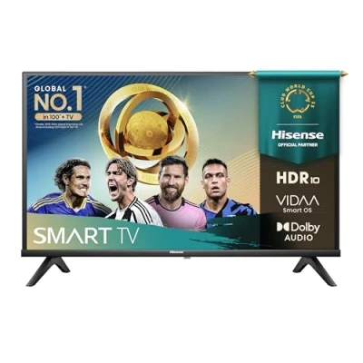 Immagine di Hisense TV 32&quot; HD Ready 2025 32E43QT, Smart VIDAA U8, Airplay2, Game Mode, Works with Alexa, Tuner DVB T2/S2 HEVC 10, lativù, 32&#039;&#039;, LED