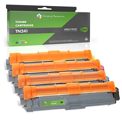 Immagine di 4 Toner Compatibili per Brother DCP 9020CDW HL 3140CW 3142CW 3150CDW 3152CDW 3170CDW 3172CDW MFC 9130CW 9140CDN 9330CDW 9340CDW TN241BK TN245C TN245M TN245Y