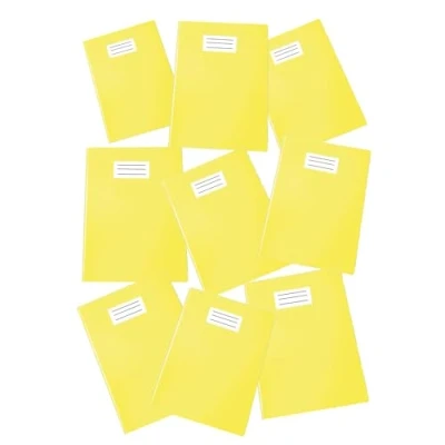 Immagine di Pigna, Coprimaxi Colorato Glossy in PVC, proteggi quaderno laccato lucido, copriquaderni, Formato A4, 230 Micron, con alette e tasca Salva Angoli, Colore Giallo, 25 pezzi