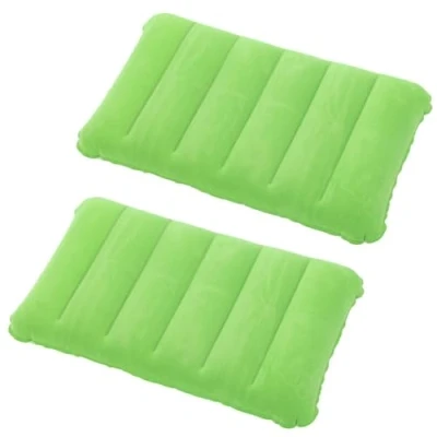 Immagine di tintoke cuscini da viaggio gonfiabile,Cuscini Viaggio,Cuscini Gonfiabili Morbidi,Cuscini per Viaggio,Cuscino Campeggio,Adatto viaggi ed escursioni all&#039;aperto (Verde)