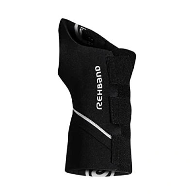 Immagine di Rehband supporto per polso UD, in neoprene, con stecca integrata, Colore:Nero, Misura:S/M, Lato:Destro