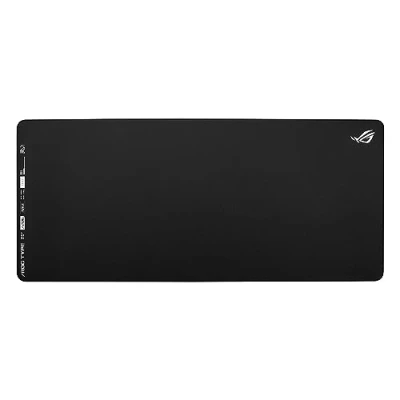 Immagine di ASUS ROG Hone Ace XXL Tappetino per mouse da gaming, base in memory foam ad alta densità, materiale tessuto ibrido, 400 x 900 3 mm, giochi Esports e FPS, nero