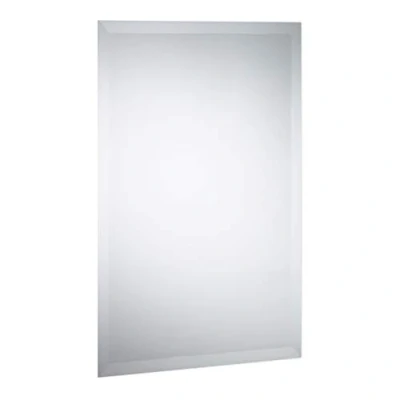 Immagine di Relaxdays Specchio da Parete senza Cornice, 40x60 cm, Appendere in Verticale o Orizzontale, Bagno Corridoio, Chiaro