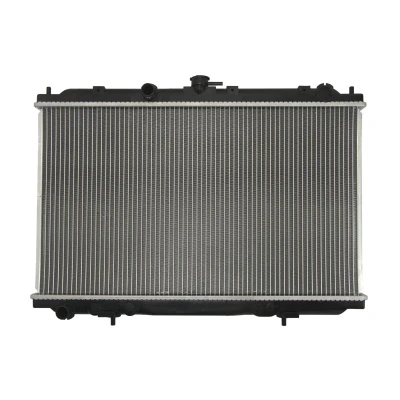 Immagine di NRF 53435 Radiatore motore Alluminio 695 400 16 Alette di raffreddamento saldate