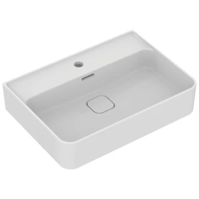 Immagine di Ideal Standard Strada II, Lavabo rettangolare da 60cm, Con foro per la rubinetteria, troppopieno, Bianco
