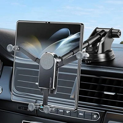 Immagine di xuenair Supporto da auto Z Fold 4 per cruscotto 5, in alluminio, incredibile 2 modalità Google Pixel Samsung Galaxy 6 5 3 e iPhone 4,7 6,9 pollici