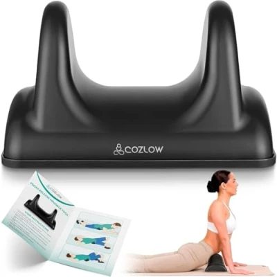 Immagine di Strumento per massaggio con rilascio dello psoas Nero Barella muscoli flessori di schiena e fianchi Massaggiatore tessuti profondi punto trigger alleviare il dolore Cozlow