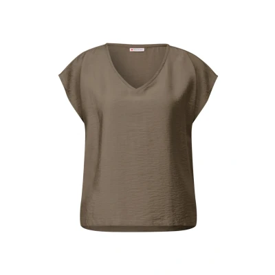 Immagine di Street One A345606 Maglietta con Scollo a V, Mute Mocha, 40 Donna