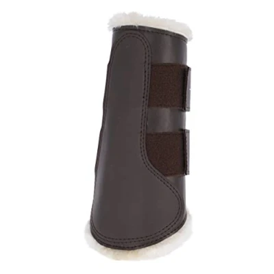 Immagine di Covalliero Kerbl 3210551 Ghette in pile anteriore marrone, L