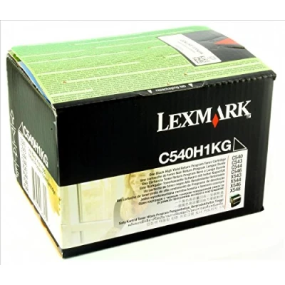 Immagine di Toner return program Lexmark C540 C543 C544 C546 X544 X546 X548 Originale C540H1KG Nero 2500 pagine