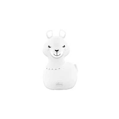 Immagine di Chicco Luce Notte, Notturna Ricaricabile Per Bambini a Forma Di Simpatico Lama, Notte Portatile, Morbido Materiale, 8 Luci Multicolore, Cavo USB Incluso, 0 Mesi+