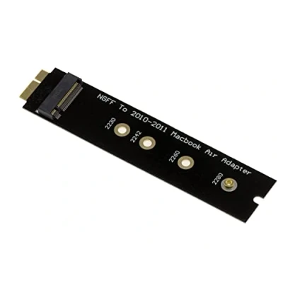 Immagine di Kalea INFORMATIQUE Adattatore da M2 a Mac 2010 e 2011 per Montare un&#039;unità SSD M.2 al Posto dell&#039;unità Originale 6+12 Pin su Un Mac. Versione Lunga, con Strumenti