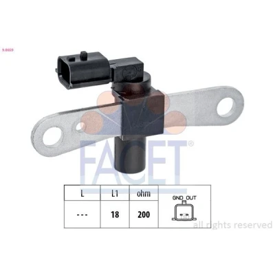 Immagine di FACET 9.0659 Generatore di Impulsi Made in Italy OE Equivalent RENAULT: TWINGO 2, Wind, DACIA: Logan I Pick up, MCV, Sandero