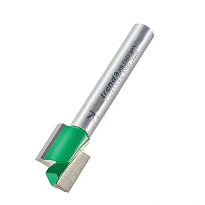 Immagine di Trend CraftPro punta per fresa dritta a due scanalature, gambo da 1/4&quot;, diametro di taglio 12,7 mm e lunghezza mm, in carburo tungsteno, C124X1/4TC