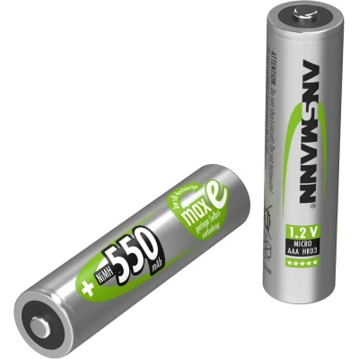 Immagine di Ansmann maxE HR03 Batteria ricaricabile Ministilo (AAA) NiMH 550 mAh 1.2 V 1 pz.