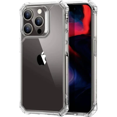 Immagine di ESR Air Armor Case Backcover per cellulare Apple iPhone 15 Pro Max Trasparente Carica induttiva