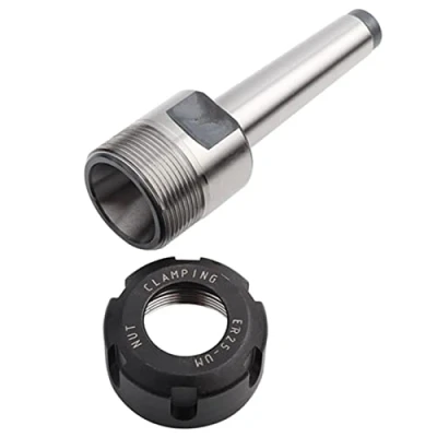 Immagine di CNC Supporto Fresa, ER25 MT2 M10 Conico Colletto Titolare Mandrino di Fresatura Adattatore per Fresatrice Trapano Tornio