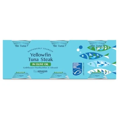 Immagine di by Amazon MSC Tonno A Pinne Gialle Intero All&#039;olio D&#039;oliva, 6x80g
