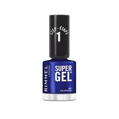 Immagine di Rimmel Super gel, 101 Galapagos, Smalto a lunga tenuta, Applicazione facile, Manicure effetto Resistente alle scheggiature, Formula clean, 12 ml