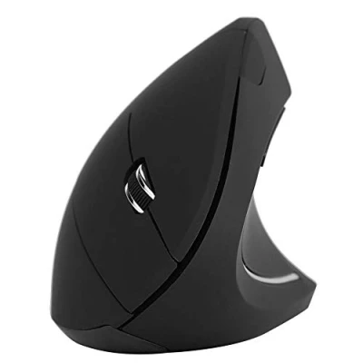 Immagine di Bewinner Mouse Verticale ergonomico, da Gioco Wireless 2.4GHz 1600 DPI, 6 Pulsanti per Laptop, Desktop, PC Compatibile Windows 98/2000 / Me/XP/Vista Win7 Win 10