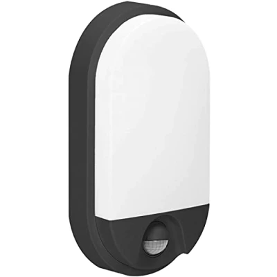 Immagine di Adviti NEFRYT LED Lampade con Sensore di Movimento 15W, 110lm 4000K, IP54 (Nero)