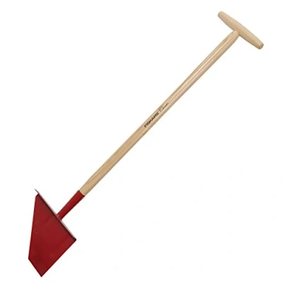 Immagine di Fiskars Decespugliatore, Lunghezza: 104 cm, Larghezza: 23,5 Testa in acciaio al boro/Manico legno di frassino, Rosso/Legno, Classic, 1003707
