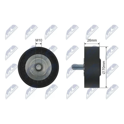 Immagine di Galoppino/Guidacinghia, Cinghia trapezoidale NTY RNK BM 036