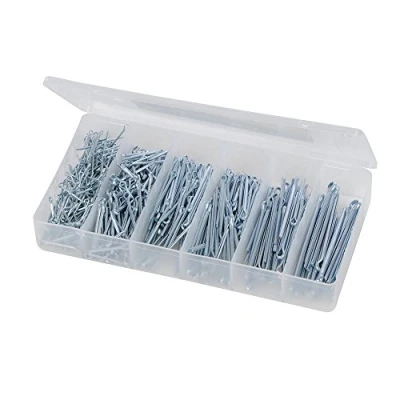 Immagine di Fixman 642721 Confezione 555 Pezzi di Coppiglie, Argento