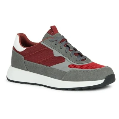 Immagine di Geox U Molveno B, Scarpe da Ginnastica Uomo, Grigio Scuro, 42 EU