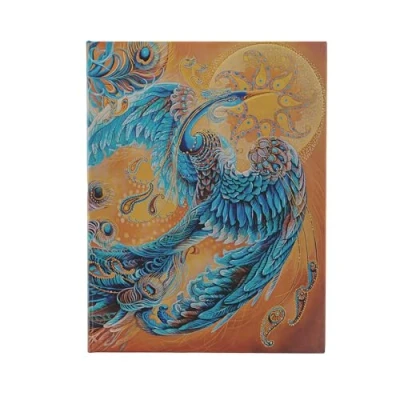 Immagine di Paperblanks Diari a copertina rigida, Uccello del Cielo, Ultra, Righe, Chiusura con Fascia Elastica