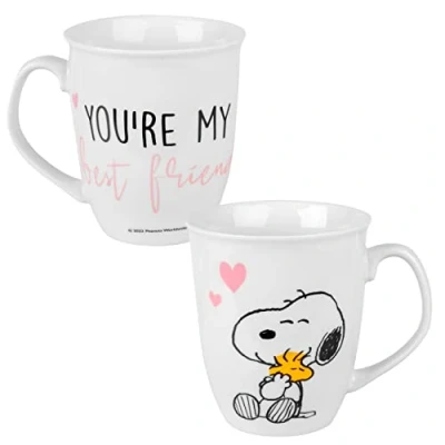 Immagine di Snoopy THE Peanuts Tasse Youre MY BEST Friend Kaffeetas Borraccia, Taglia: One Size, Weiß