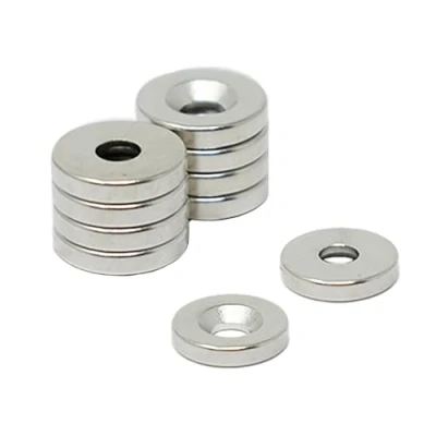 Immagine di Magnete Neodimio Per Arti, Mestieri, Fissaggi Di Mobili, Fai Da Te, Hobby E Scienze 10mm Dia x 2mm Spessore 3mm C/Lavello 1,2kg Tiro Pacchetto 10