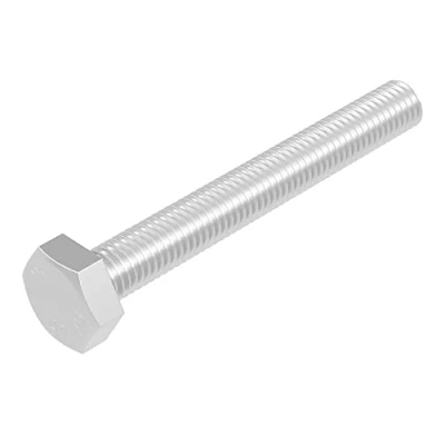 Immagine di SECCARO Viti a testa esagonale, M10 x 80 mm, in acciaio inox V2A VA A2, DIN 933/ISO 4017, esagonali esterni, 20 pezzi