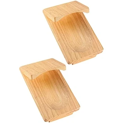 Immagine di Morsetto per ostriche in legno, supporto ostriche, apribottiglie e frutti di mare, crostacei