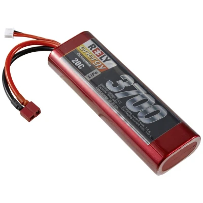 Immagine di Reely Batteria ricaricabile LiPo 7.4 V 3700 mAh Numero di celle: 2 20 C Hardcase Sistema a spina T