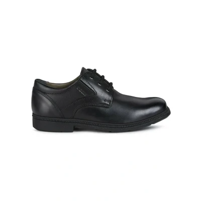 Immagine di Geox JR Federico Stringate per bambini, Taglia: 32, Black Pelle