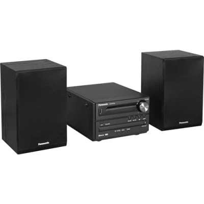 Immagine di Panasonic SC Sistema Micro, CD, MP3, Radio RDS, USB, Bluetooth, 20 Watt RMS, Nero