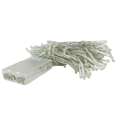 Immagine di Stringa Luci Led A Batteria Con 100 Bianco Freddo 10 Metri IP20 4,5V Decorazione Natale