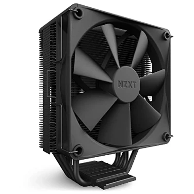 Immagine di NZXT Raffreddatore d&#039;aria CPU T120 RC TR120 B1 a liquido Conduttivi tubi in rame Cuscinetti fluidodinamici Compatibilità AMD e Intel Nero