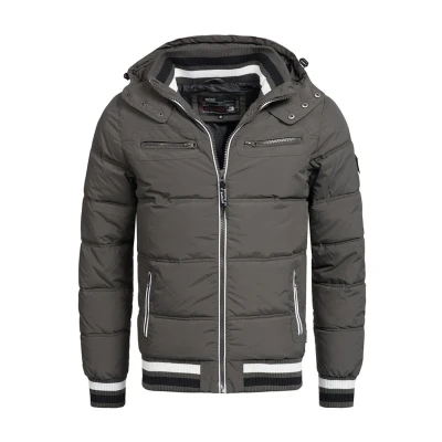 Immagine di Indicode Uomini Marlon Quilted Jacket Giacca trapuntata dall&#039;aspetto di una piumino Raven M