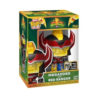Immagine di Funko Bitty Bots: Power Rangers Megazord con Red Ranger! POP! TV 0,9 pollici e 4,85 Collezionabile Idea regalo Espositore