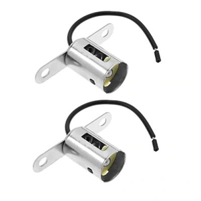 Immagine di OTOTEC 2 Pezzi 1156 BA15S Adattatore Portalampada Di Ricambio Indicatore Direzione Connettore Presa Cablaggio Per Filettatura P 21W / R10W R5W